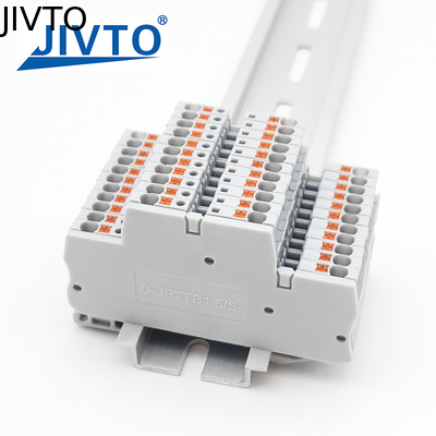 D-PTTB 1.5/S End Cover PTTB1.5/S Double Level Connector Din Terminal Block Accessories 1.5mm Plastic Barrier End Plate