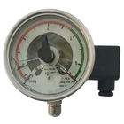 Liquid 9 Kg Per CM2 4 Inch 10cm Electric Contact Pressure Gauges 3/8'' NPT