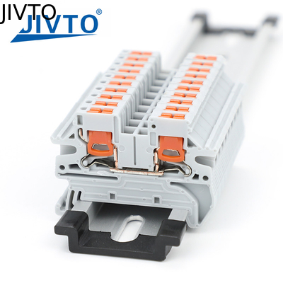 PTV 2.5 DIN Conexión de entrada lateral con conexión de entrada lateral 2.5mm2 26-12AWG Conector de cableado de cable eléctrico